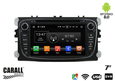 Autoradio Android 8,0 Ford Mondeo GPS DVD USB SD WI-FI Bluetooth Navigatore Carall