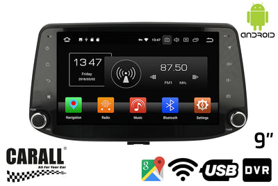 Autoradio Android 8,0 Hyundai I30 2017 GPS DVD USB SD WI-FI Bluetooth Navigatore
