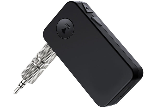 Ricevitore Bluetooth 4.1 Adattatore Wireless Audio Portatile con Microfono Stereo Auto Casa con 3,5 mm AUX Carall