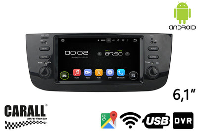 Autoradio Android 8,0 Fiat Linea 2015 GPS DVD USB SD WI-FI Bluetooth Navigatore