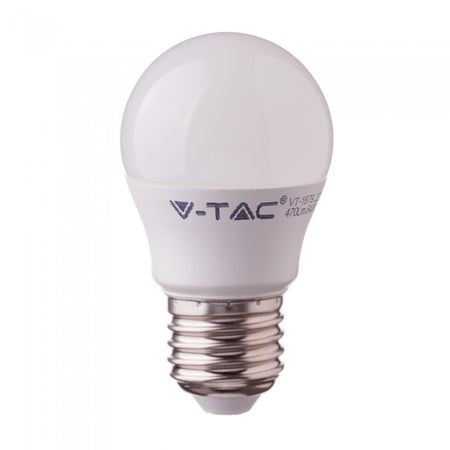 Lampada A Led E27 G45 7W Bianco Caldo Forma Sfera Bulbo Palla Con Smd Samsung SKU-866 V-Tac