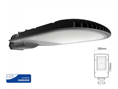 Lampione Stradale Led 50W Chip Samsung 4000K Street Lamp Per Strada Giardino Villa SKU-21539
