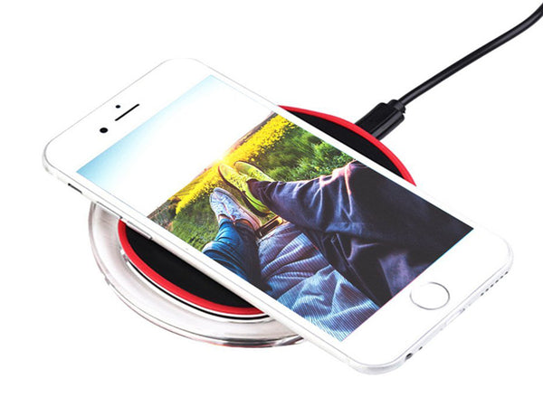 Caricabatterie Wireless Charger QI 5V 1A Cavo Micro USB Incluso Zorei