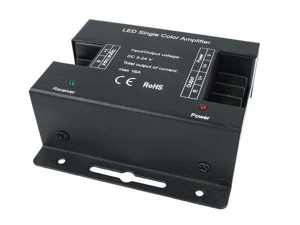 Amplificatore PWM High Speed Power Amplifier Per Striscia Bobina Led 5V 12V 24V 16A Mono Colore 1 Canale AP101 Ledlux