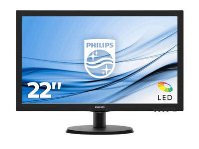 Monitor 22'' LCD TFT Philips 223V5LHSB2 LED Full HD 1920X1080 5ms HDMI VGA VESA Colore Nero Per PC DVR NVR XVR Elettronica/Informatica/Monitor Scontolo.net - Potenza, Commerciovirtuoso.it