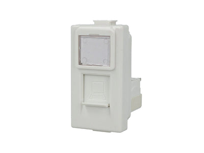 SANDASDON Presa Dati RJ45 CAT5E Bianco Con Coperchio Compatibile Con Bticino Matix Fai da te/Materiale elettrico/Prese elettriche ed accessori/Prese a muro Scontolo.net - Potenza, Commerciovirtuoso.it