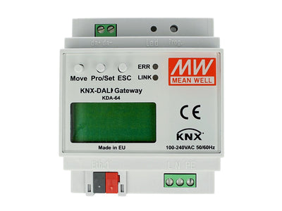 MeanWell KDA-64 KNX-DALI Gateway Controlla 64 ECG Con Interfaccia DALI Tramite Bus KNX Konnex Per Guida DIN Binario Fai da te/Materiale elettrico/Trasformatori Scontolo.net - Potenza, Commerciovirtuoso.it