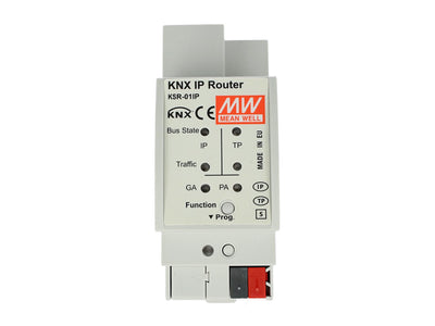 MeanWell KSR-01IP Router IP Accoppiatore Linea Area KNX Konnex IP RJ45 Ethernet Con Guida DIN Binario Fai da te/Materiale elettrico/Trasformatori Scontolo.net - Potenza, Commerciovirtuoso.it