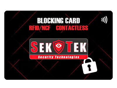 2 Schede di Blocco RFID NFC Protezione Per Carta di Credito Contactless e Contro Furti D'identità e Dati Personali