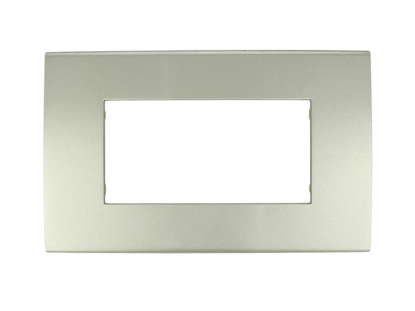 SANDASDON Placca Confort 4M Silver Compatibile Con Con Vimar Arke Fai da te/Materiale elettrico/Placche/Placche per prese Scontolo.net - Potenza, Commerciovirtuoso.it