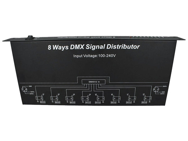 Amplificatore Distributore Segnale DMX 512 Signal Distributor 8 Canali 220V DMX128 Strumenti Musicali/Attrezzature per DJ e VJ/Set per DJ Scontolo.net - Potenza, Commerciovirtuoso.it