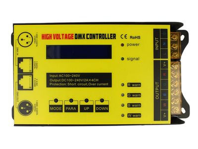 Centralina DMX Controller Alta Tensione 4 Canali RGBW Per Striscia Led DC 220V 4X2A DMX300C