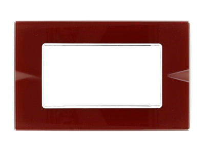 SANDASDON Placca Cristal 4M Rosso Pompeiano Effetto Vetro Compatibile Con Con Bticino Axolute Fai da te/Materiale elettrico/Placche/Placche per prese Scontolo.net - Potenza, Commerciovirtuoso.it