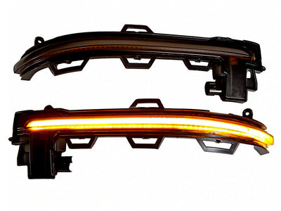 Kit Freccia Led Specchietto Retrovisore Dinamico Sequenziale BMW X3 F25 X4 F26 X5 F15 X6 F16 Arancione Lente Fume Carall