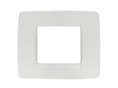 SANDASDON Placca Classic 2M Colore Bianco Compatibile Con Con Bticino Matix