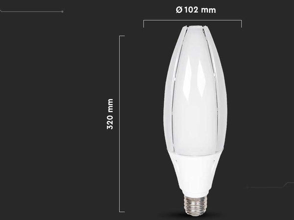 Lampada Led E40 UFO Ovale 60W 220V Bianco Neutro Chip Samsung Per Lampione Giardino Faro Industriale SKU-187 V-Tac