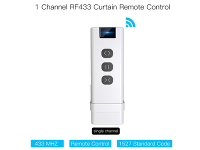 Telecomando RF 433MHz Mono Canale Con 3 Tasti Porta Telecomando Incluso Per Tapparelle Elettriche Ledlux