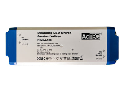 Alimentatore Dimmerabile Con Triac Dimmer Taglio di Fase DC 24V 100W Per Striscia Led 24V DIM24-100