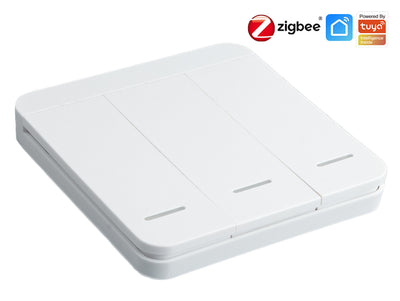 ZigBee Interruttore Wireless 3 Tasti Con 9 Scene Switch App Tuya Alimentazione Con Pile Ledlux