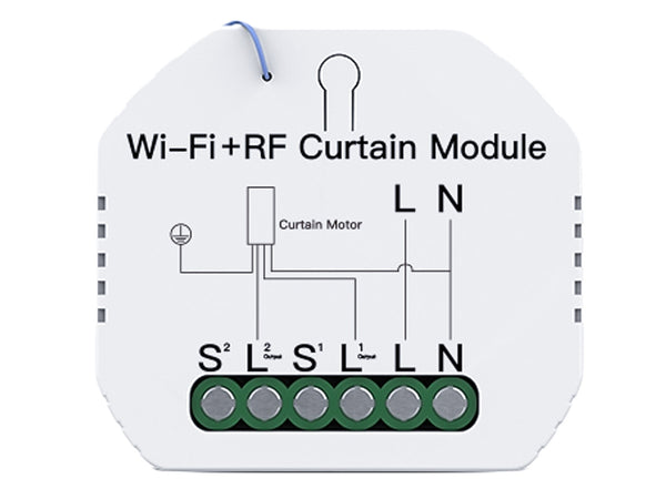 Modulo Switch Tapparelle Tende Persiane Interruttore WiFi + RF 220V 2A Compatibile Con Alexa Google Home Ledlux