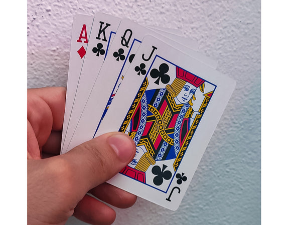 Carte da Gioco Poker Plastificate Colore Blu Internazionali