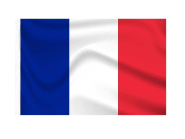 Bandiera Francese Francia 145X90cm In Tessuto Poliestere Con Passante Per L'Asta Carall