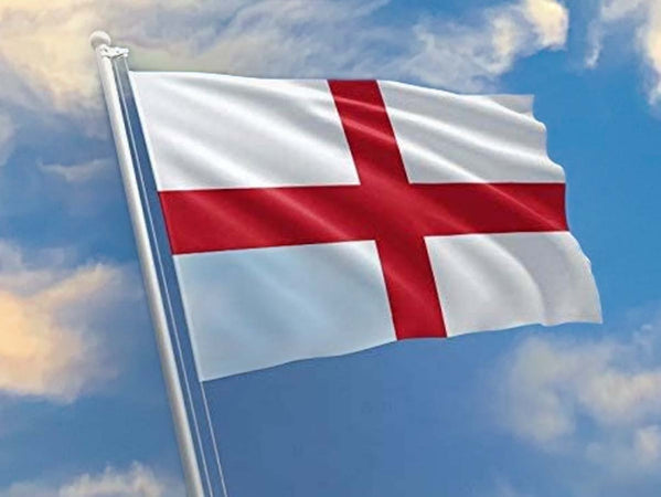 Bandiera Inglese Inghilterra UK GB 145X90cm In Tessuto Poliestere Con Passante Per L'Asta Carall