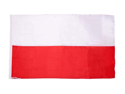 Bandiera Polacca Polonia 145X90cm In Tessuto Poliestere Con Passante Per L'Asta Carall