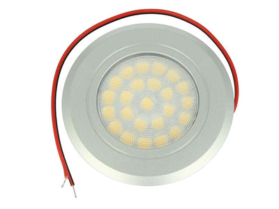 Mini Faretto Led Da Incasso Touch Dimmer Controllo Carcassa Argento Satinato 6000K DC12V DC24V 3W Foro 55mm Ledlux