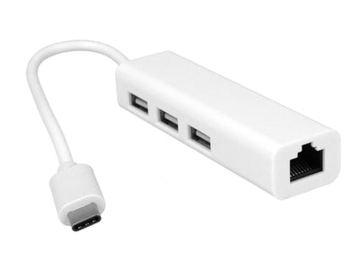 Adattatore USB C Ethernet Con 3 Porte USB-A 2.0 Zorei