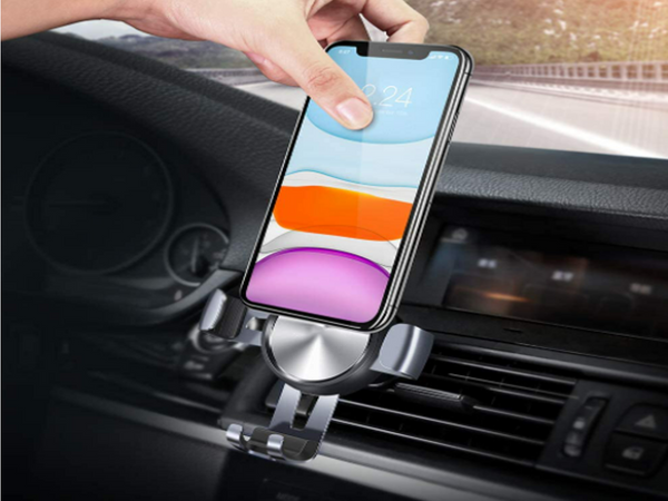 Porta Cellulare Supporto Smartphone per Auto Universale Colore Nero Rotazione 360 Gradi Zorei