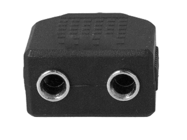 Sdoppiatore Audio 3,5mm Da Spina Jack 3,5mm a 2 Prese 3,5mm