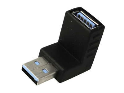 Convertitore Adattatore da USB 3.0 Femmina a USB Maschio Forma L 90 Gradi Zorei