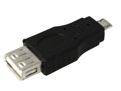 Convertitore Adattatore da USB Femmina a Micro USB Maschio Zorei