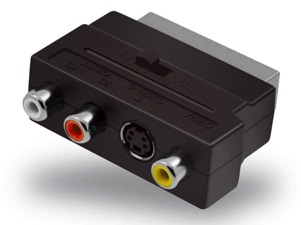 Convertitore Adattatore Da SCART A SVHS/RCA Per Grabber Convertitore VHS