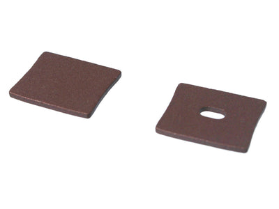 Kit Terminali Tapi di Chiusura In Metallo Con e Senza Foro Colore Corten Per Profilato Alluminio Alto BAZ1715