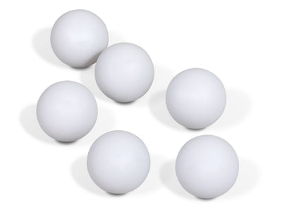 6 Pezzi Palline Ping Pong Colore Bianco Diametro 40mm