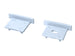 Kit Terminali Tapi di Chiusura In Metallo Con e Senza Foro Colore Bianco Per Profilato Alluminio BAZ2620W Ledlux