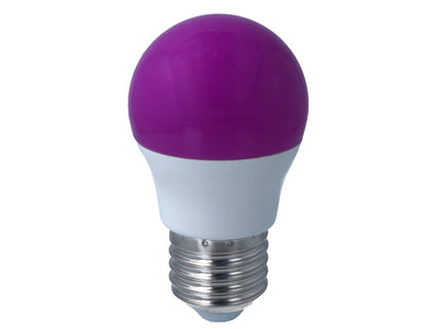 Lampada A Led E27 G45 4W 220V Colore Purple Viola