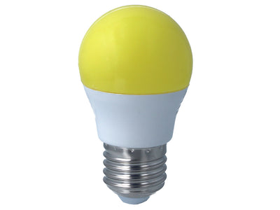 Lampada A Led E27 G45 4W 220V Colore Yellow Giallo Ledlux