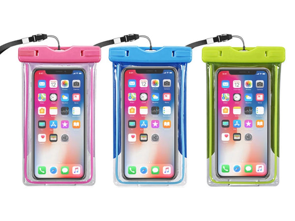 Custodia Impermeabile Smartphone Cover Cellulare Subacquea Universale Fino a 7'' Colore Assortito Premium Zorei