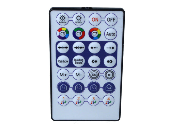 Kit Music Controller WIFI + Telecomando RF Per Striscia Led Dinamica SPI Magic Color RGB IC WS2811 WS2812B 5V 12V 24V 6A Ledlux