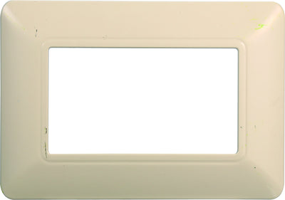 ETTROIT Placca Plastica Serie Solar 3P Colore Sabbia Compatibile Con Bticino Matix