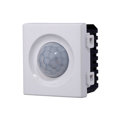 ETTROIT Sensore Movimento PIR Timer 2P 2M Colore Bianco Compatibile Con Bticino Matix