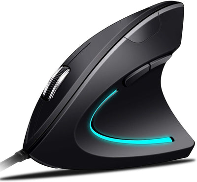 Mouse USB Cablato Mouse Verticale Ergonomico, Impugnatura Verticale e Design Videogiochi/PC/Accessori/Mouse da gioco CL Store - Battipaglia, Commerciovirtuoso.it