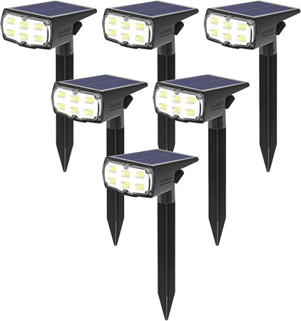 Luci Solari da Esterno, 36 LED Faretti Solari da Giardino, Cortile 