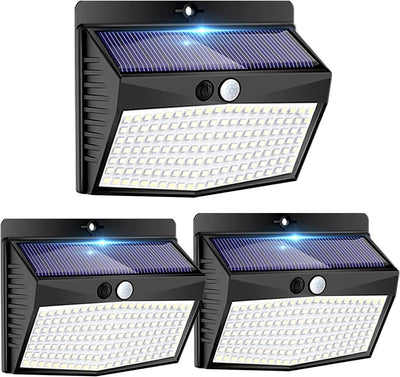 Peasur Luce Solare LED Esterno 138 LED Lampada Solare da Esterno con Sensore