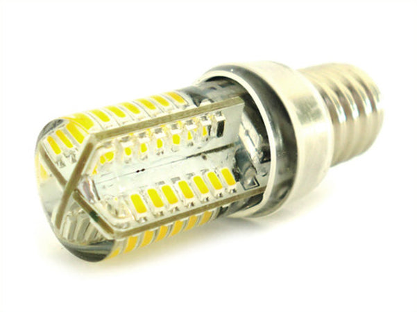 Lampada LED E14 Tubolare Bianco Caldo 3,5W35W 360 Gradi Con Silicone Slim 64 SMD 3014 220V Ledlux