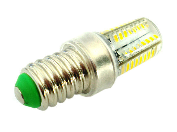 Lampada LED E14 Tubolare Bianco Caldo 3,5W35W 360 Gradi Con Silicone Slim 64 SMD 3014 220V Ledlux