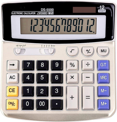 Calcolatrici elettroniche, calcolatrice standard con pulsante grande 12 cifre